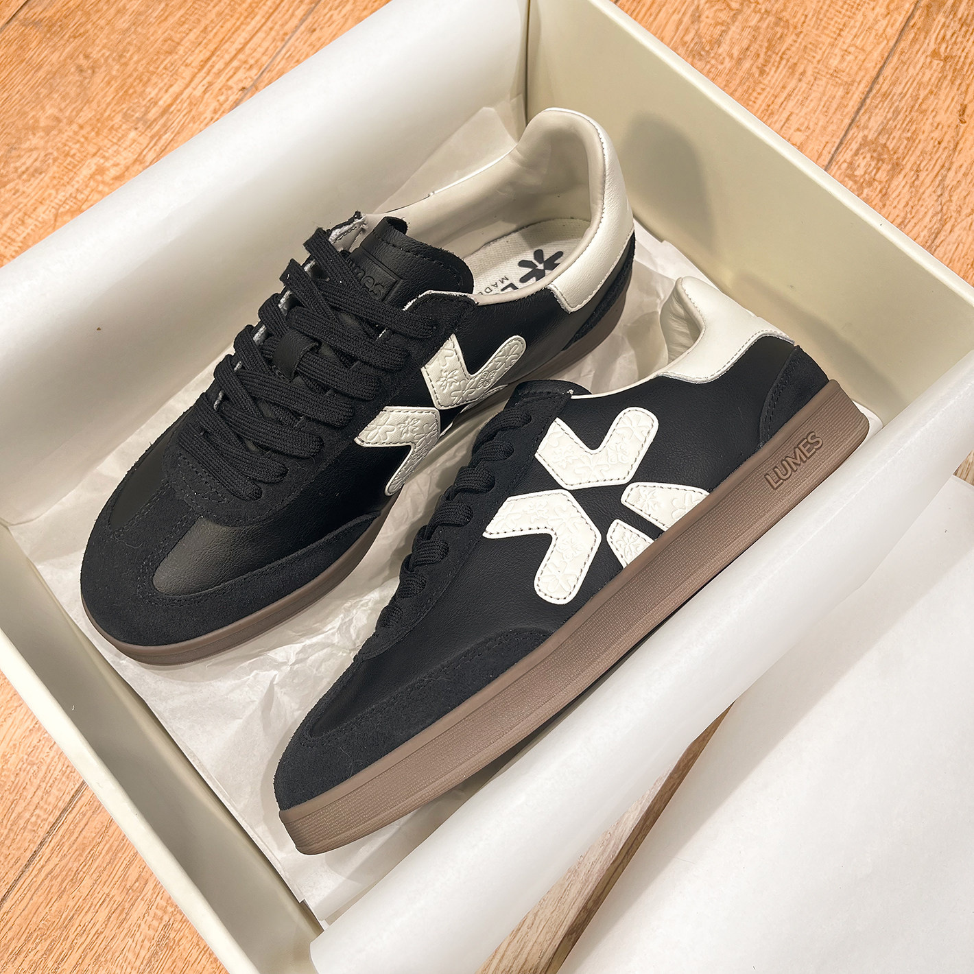 LUMES&YHGM官方正品复古德训鞋2026早春新款时尚百搭休闲阿甘鞋男,运动鞋new,德训鞋,淘宝优惠券,粉丝福利购,淘宝优惠卷