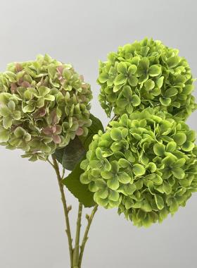 韩式莫兰迪绣球花仿真花瓶插花