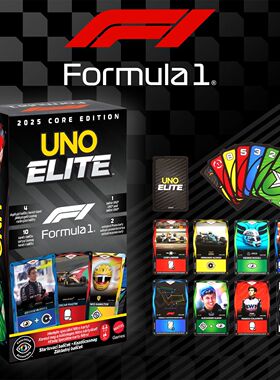 美泰UNO风火轮联名F1赛车珍藏系列纸牌收藏卡牌扑克聚会桌游玩具