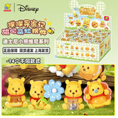 迪士尼噗噗寻蜜记磁吸萌粒摆件冰箱贴小熊维尼盲盒盲袋潮玩礼物