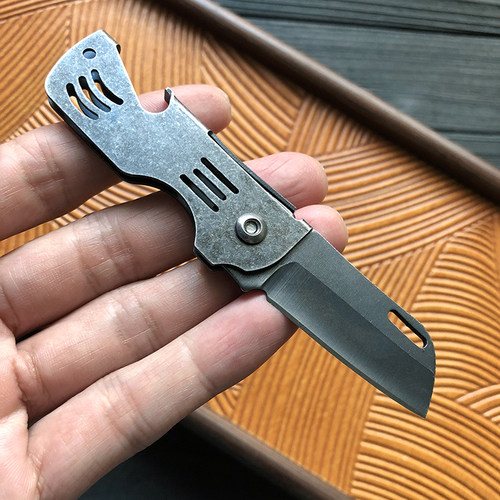 便携随身不锈钢开瓶多功能户外折叠刀露营水果刀应急小刀高硬度
