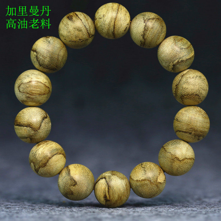 印尼加里曼丹高油老料沉香手串16mm佛珠手串手链 台湾直邮 保真