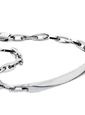 fredbennett英国进口男士B3755经典钛钢精工男士手链手镯刻字特价