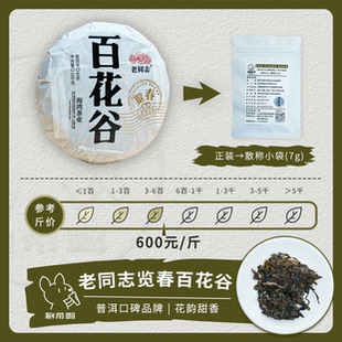 【单泡】老同志 百花谷2025览春 云南普洱茶生茶叶样试喝品鉴装