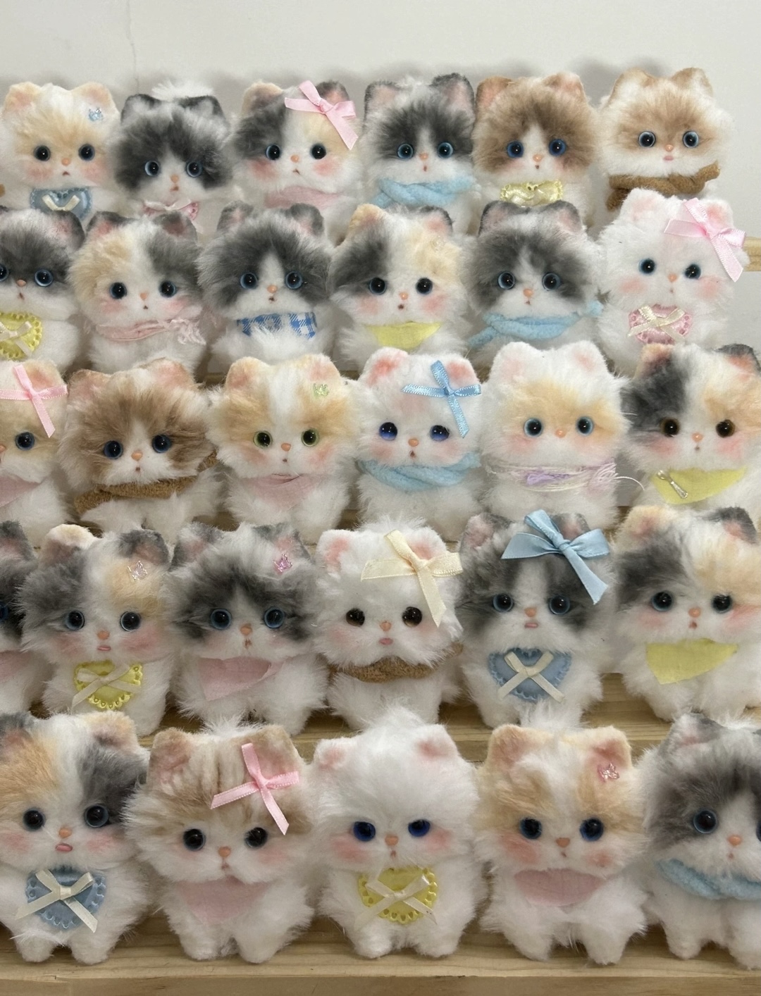 小猫兔毛扭扭棒成品手工自制成品可爱公主毛绒小动物材料包布偶猫