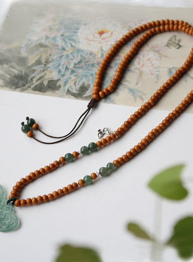 清心原创蓝水翡翠圆珠女款