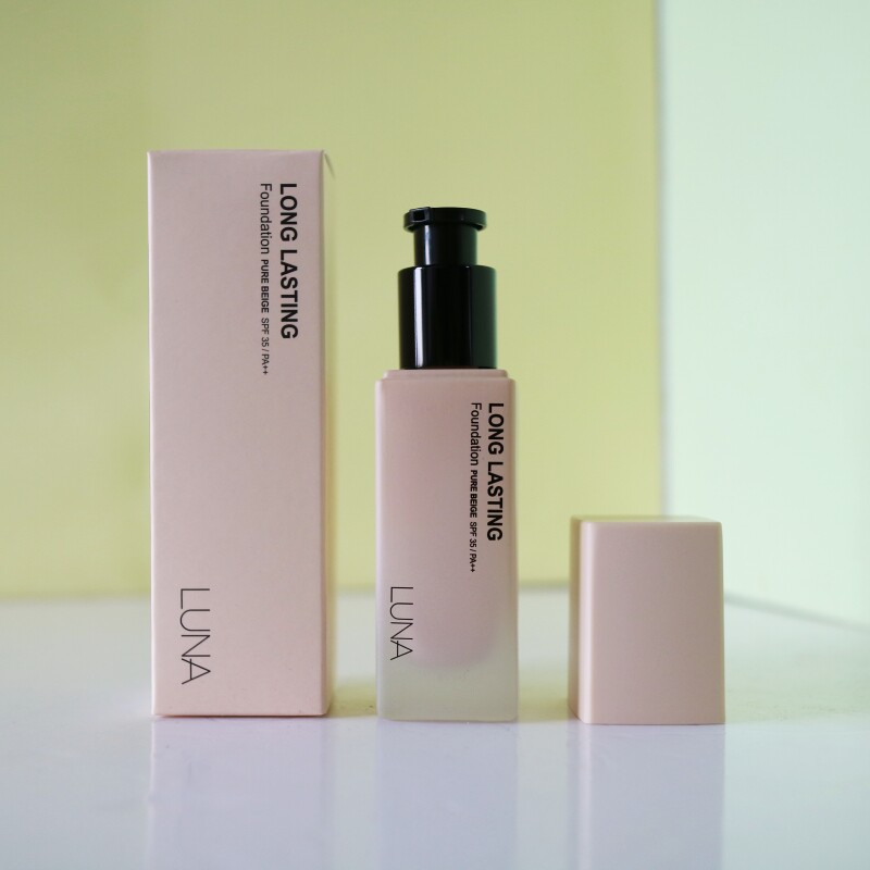 韩国露娜新品luna持久多效粉底液持妆不易脱妆油性干性遮瑕水润亮