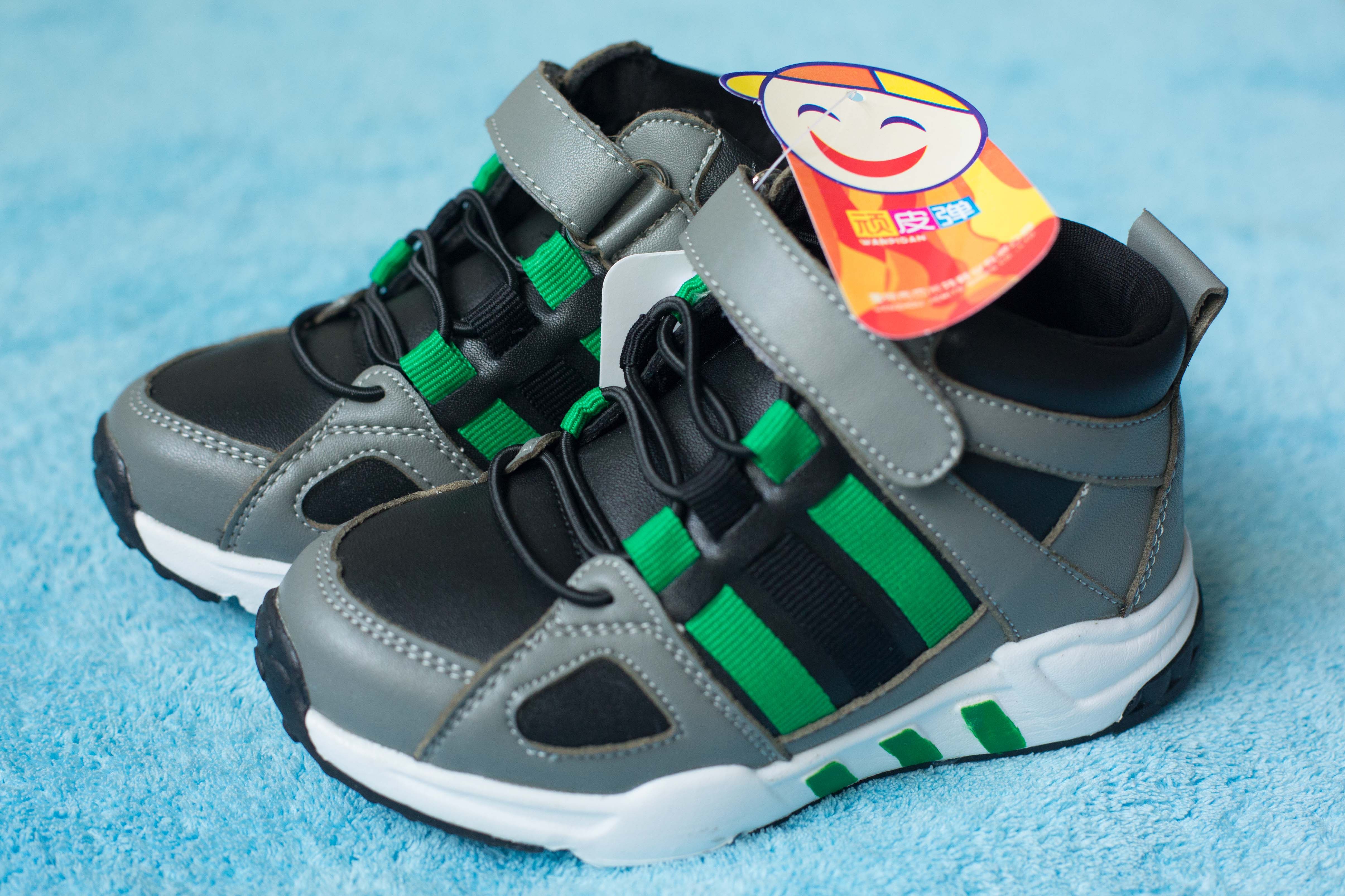 正品 断码清仓 顽皮弹 wf060-1 粉色 灰色 运动鞋 男童 女童