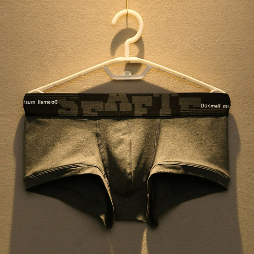 3条装男士内裤男平角U凸短裤头