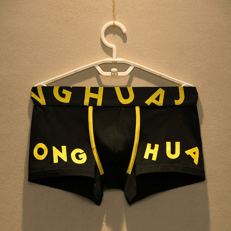 3条男士内裤男平角字母短裤头