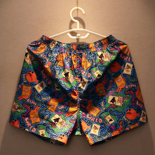 纯棉宽松居家休闲睡裤阿罗裤衩