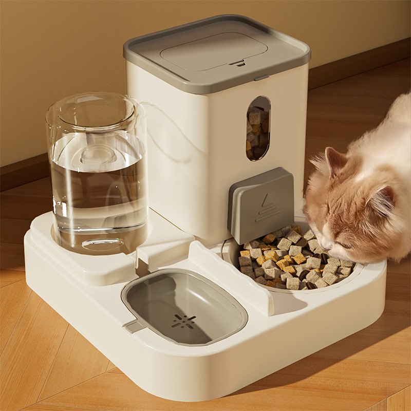 自动猫咪喂食器狗碗二合一