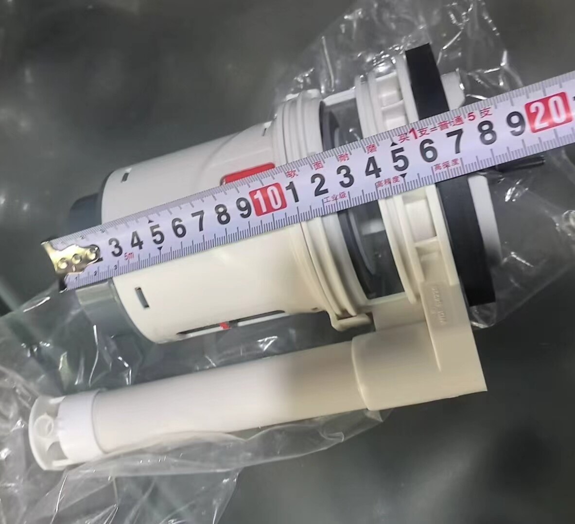 3寸低水箱马桶水箱配件坐便器排水阀连体大口径排水阀17厘米高度