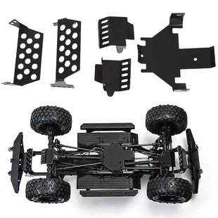 TRAXXAS TRX4改装升级配件不锈钢底盘保险杠防撞护甲护板护蛋护桥