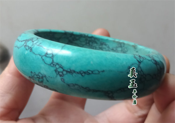 천연 청록색 팔찌 후베이 원래 광산 청록색 팔찌 쥬얼리 선물 민족 스타일 간단한 패션 부티크