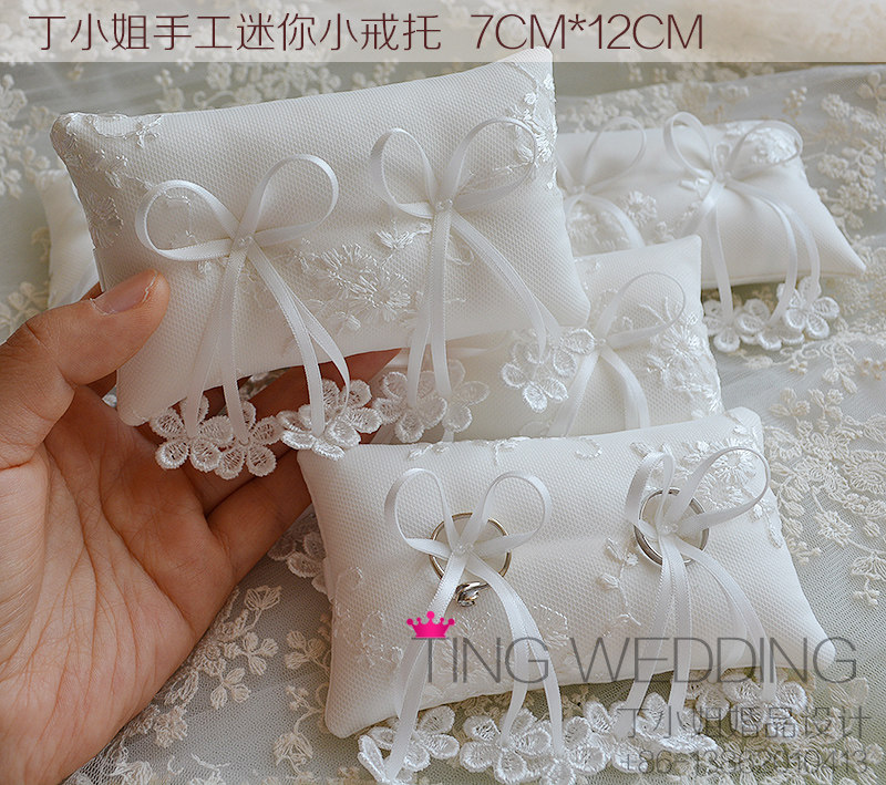迷你小戒托 婚礼戒枕 教堂婚礼戒指托