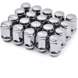 汽车轮胎螺母外六角轮毂螺丝锥面轮胎螺丝帽锥口改装轮圈轮毂螺帽