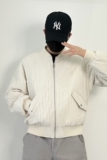 8807-P168新款加厚棉衣男士宽松纯色棒球领保暖棉服夹克-ZX1305，男装夹克，星座1305