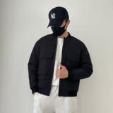 9667-p215精品新款棒球轻薄领羽绒服男士合身加绒加厚工装外套，男装羽绒服，星座1305