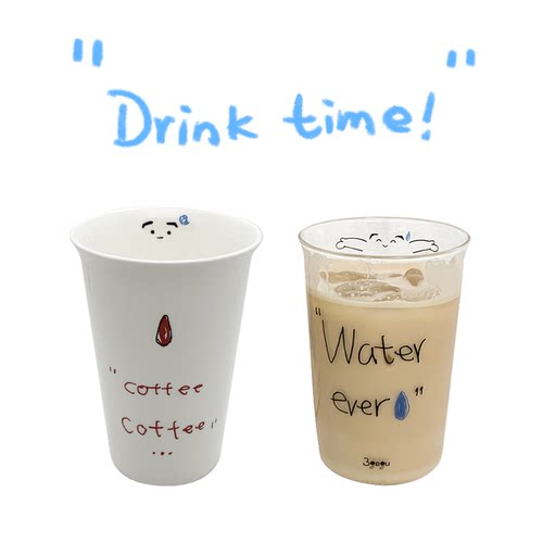 三个菇杯子原创设计杯子组合礼物