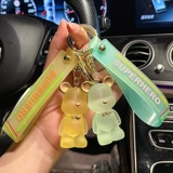 Прозрачная галстук-бабочка, брелок, кукла для влюбленных, ключница с застежкой, популярно в интернете