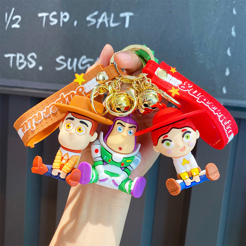 巴斯光年胡迪三眼仔挂件玩具总动员动漫周边钥匙扣可爱卡通小礼品