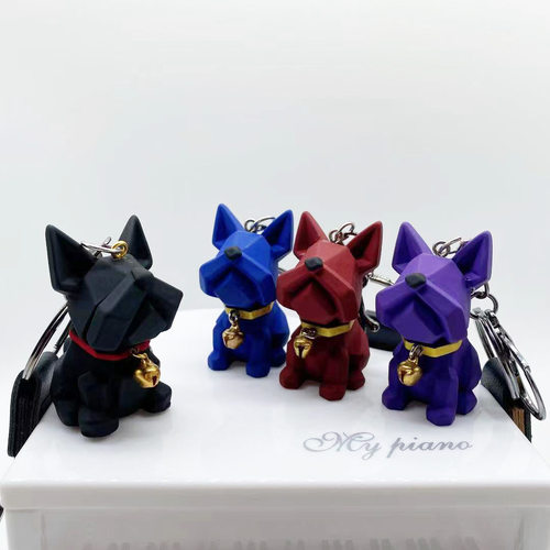 ins丑萌八哥树脂挂件手办钥匙扣