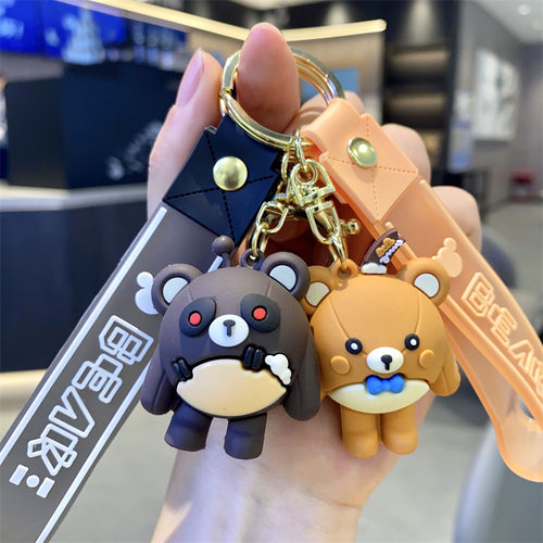 公仔钥匙扣DIY硅胶蛋仔仔仔熊