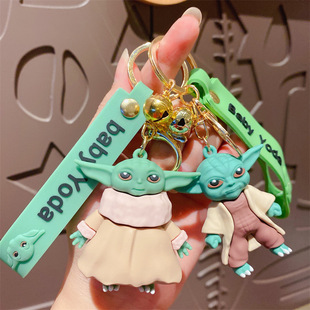 网红爆款个性尤达宝宝星球大战钥匙扣书包挂件汽车钥匙扣小礼品