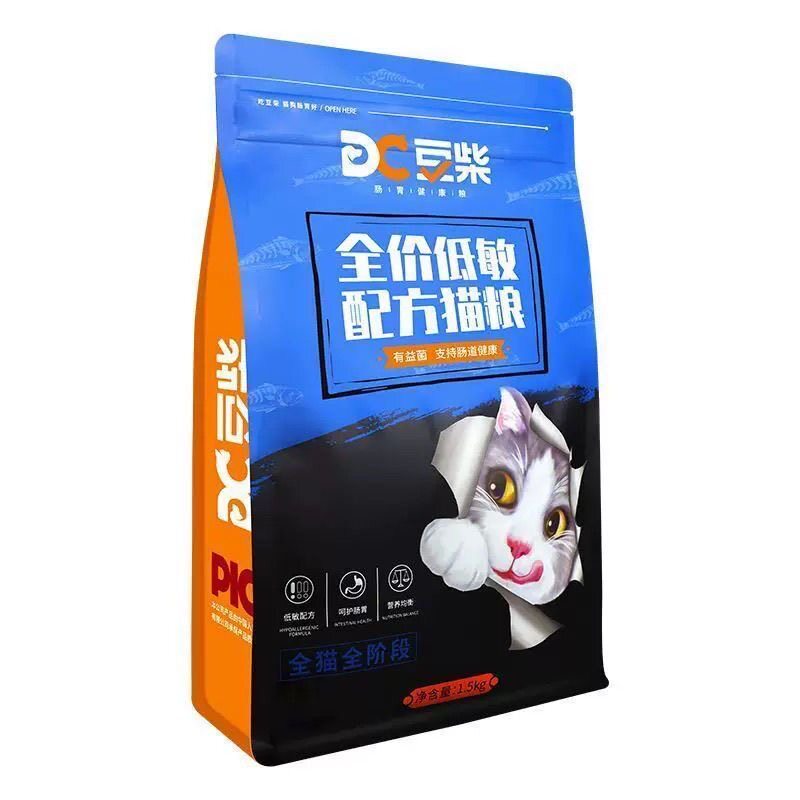 豆柴低敏高蛋白发腮全价猫粮图片