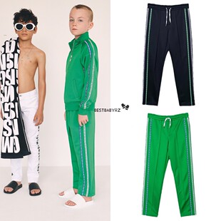 现货 意大利MSGM 童装 男女童侧边字母logo西裤式长裤 意大利产