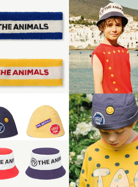 正品BBRZ西班牙TAO新款 男女童LOGO字母复古做旧渔夫帽头箍止汗带