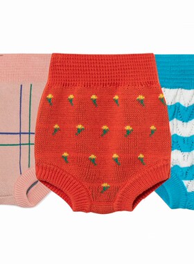 正品特价 BBRZ西班牙bobo choses春夏 婴幼儿宝宝柔软针织短裤