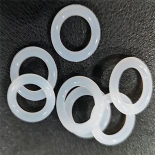 线径7mm硅胶O型圈白硅胶o型圈硅橡胶垫片环耐高温防水o形密封圈