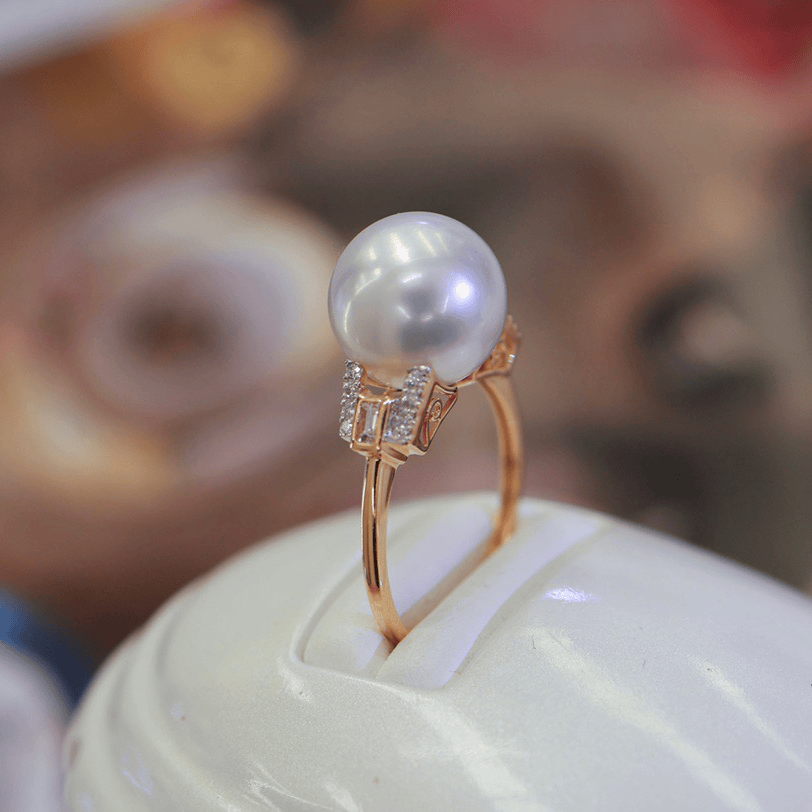 时尚圆形设计10-11mm新款裸珠