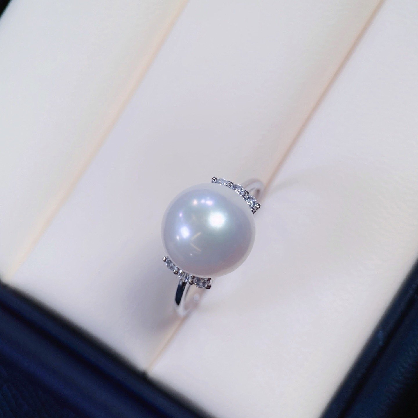 PT900铂金锆石配件10-11mm天然珍珠DIY戒指空托小清新蝴蝶结设计,珠宝/钻石/翡翠,手饰,淘宝优惠券,粉丝福利购,淘宝优惠卷