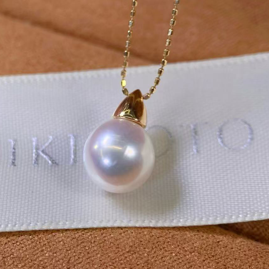 18k金光板8-11mm海水珍珠吊坠配件精致小圆锥设计圆形裸珠diy空托,珠宝/钻石/翡翠,颈饰,淘宝优惠券,粉丝福利购,淘宝优惠卷