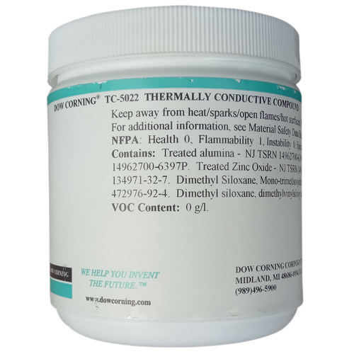 道康宁TC-5022导热硅脂显卡LED灯具散热膏导热胶 导热膏导热率4.0