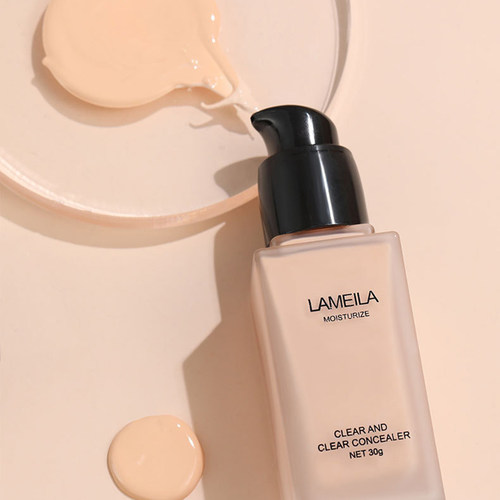 LAMEILA正品粉底液水润持久不脱妆干油皮保湿遮瑕控油香bb混油皮