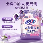留香深层去渍去污除菌锁香方便家用 繁花洗衣粉袋装 活力28 四季