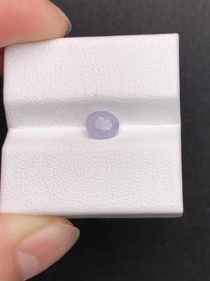 1.04克拉斯里兰卡天然无烧梦幻仙仙金色反火蓝宝石白金色（0312）