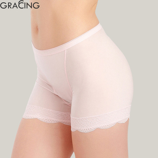 歌瑞森芍药内裤安全裤微压锁脂蕾丝花边防走光打底平角