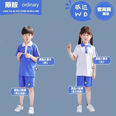 深圳校服小学生夏季(男款)(女款)运动服  原版威达