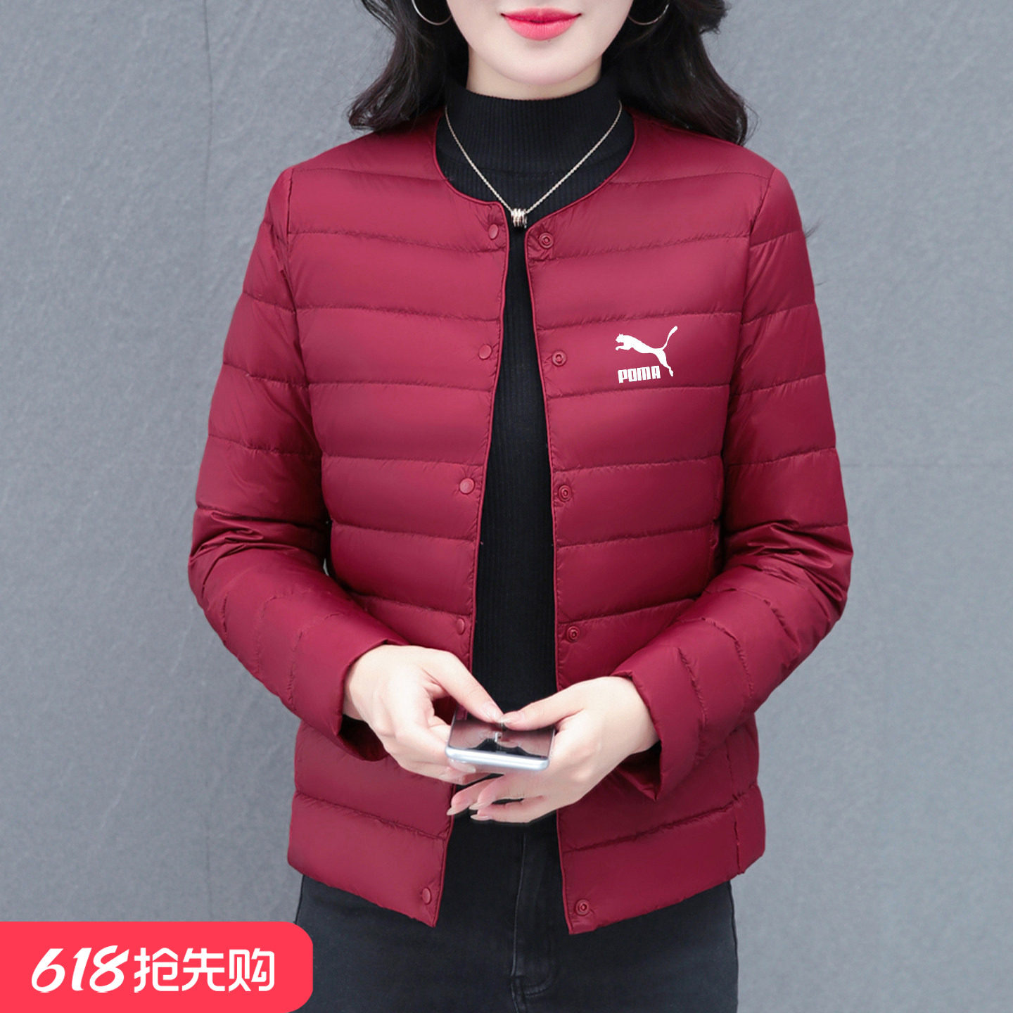 奥莱专柜轻薄短款羽绒服女士冬季2025新款高端品牌小个子保暖外套