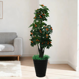 仿真绿植室内大型仿生植物盆栽造景客厅假发财果树落地装饰花摆件