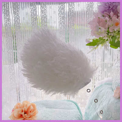 日系可爱福瑞小兔卷毛兽装尾巴