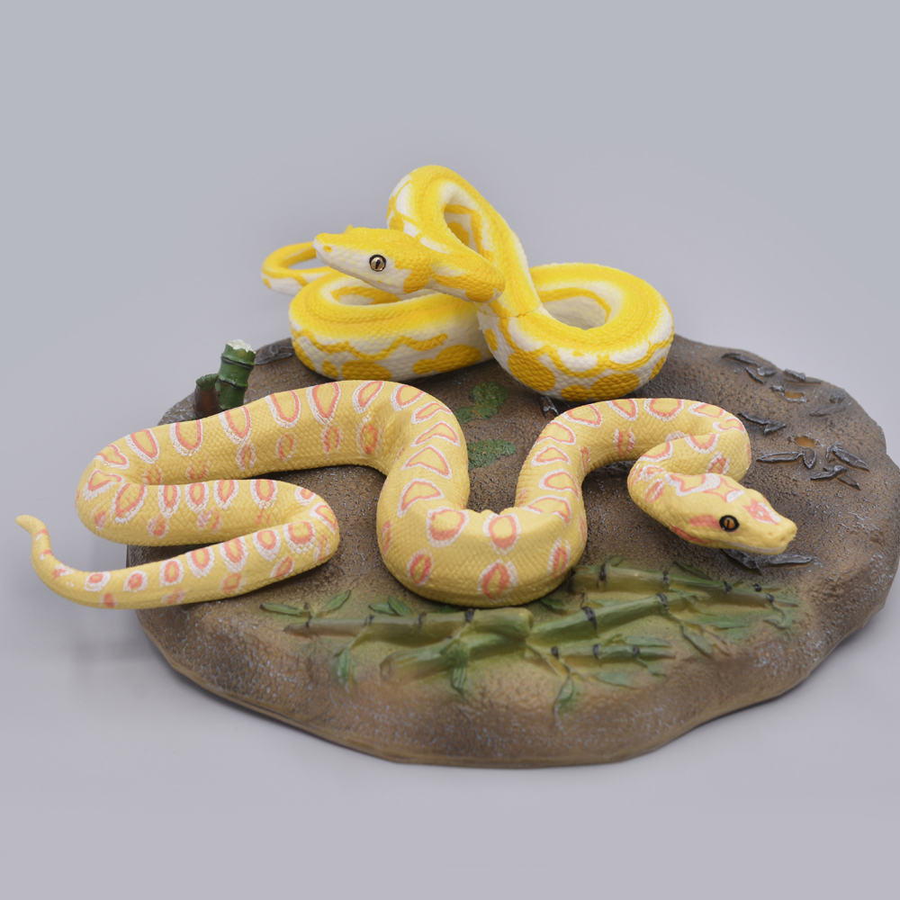 实心儿童仿真爬行动物玩具模型蟒蛇王蛇琴蛇蚺蛇黄金蟒蛇认知摆件