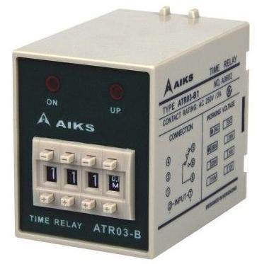 原装正品AIKS爱克斯时间继电器ATR03-B2时间0.1S-999M220V380V