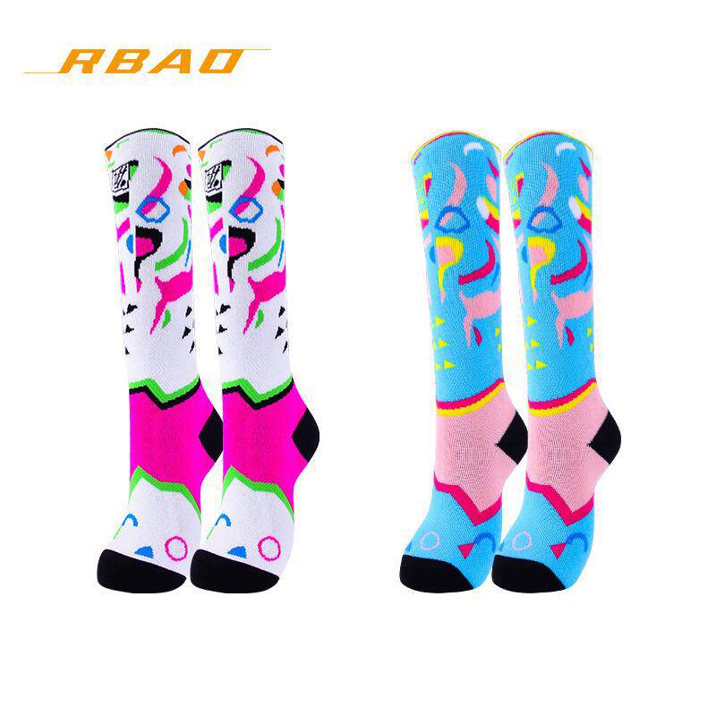RBAO冬季美利奴羊毛袜轮滑袜加厚保暖长筒高筒雪地男女儿童滑雪袜
