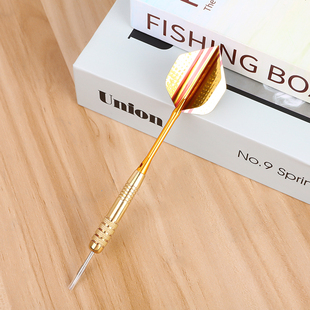 飞镖针盒装 家用耐抗摔钨钢比赛飞镖扎气球 铝杆专业比赛纯铜铜硬式